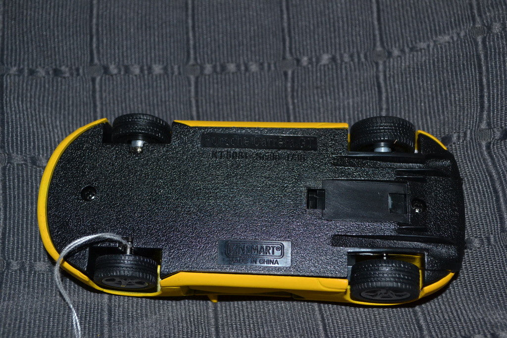 Porsche Carrera GT Gul Kinsmart 1:36 Ny Se Hit!