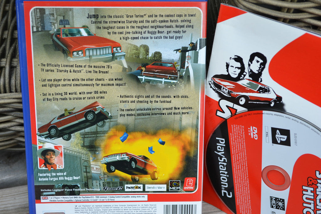 Starsky & Hutch PS2 Playstation 2 Komplett Fint Skick