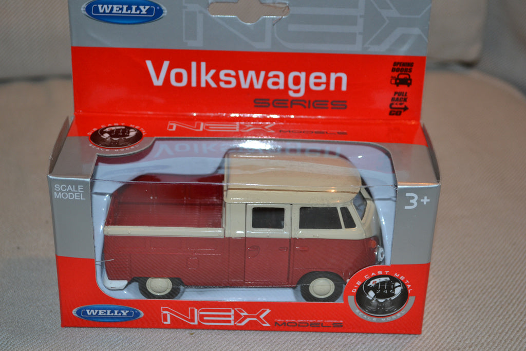 Volkswagen Double Cabin Pick Up (Welly Nex 1:38/1:36) VW Bus
