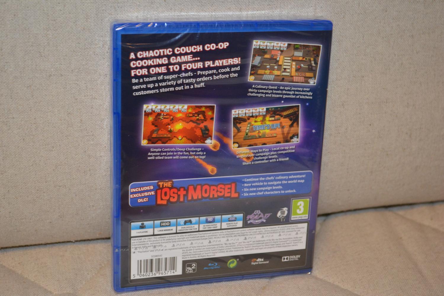 Overcooked Gourmet Edition PS4 Playstation 4 Ny Inplastad