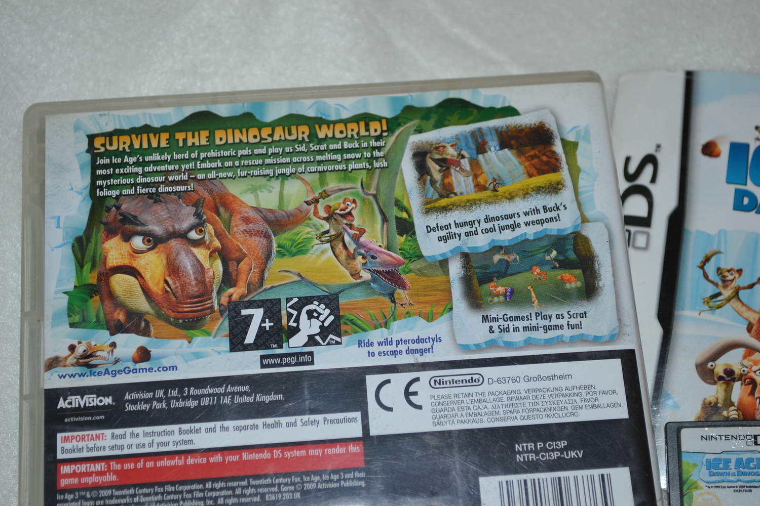 Ice Age 3 Dawn of the Dinosaurs NDS Nintendo DS Fint Skick