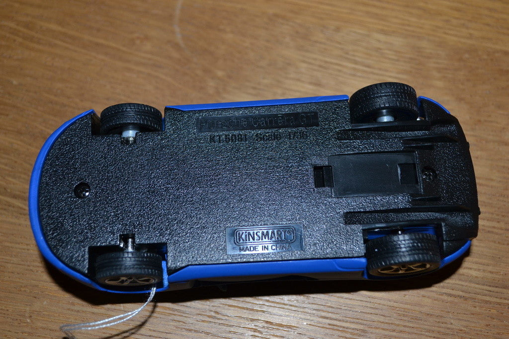 Porsche Carrera GT Blå Kinsmart 1:36 Ny Se Hit!