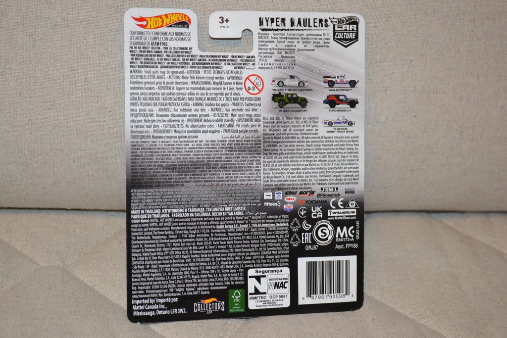 Baja Bouncer Vit 1:64 Hot Wheels (Hyper Trucks Premium) 7cm Ny