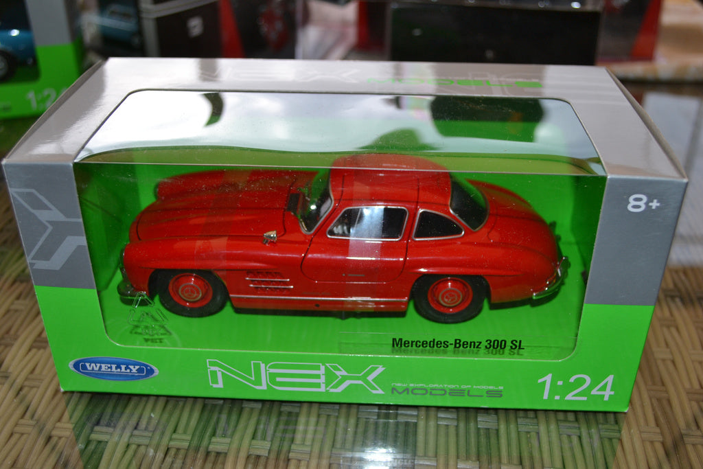 Mercedes Benz 300 SL 50-tal 1:24 Welly Nex Models Ny