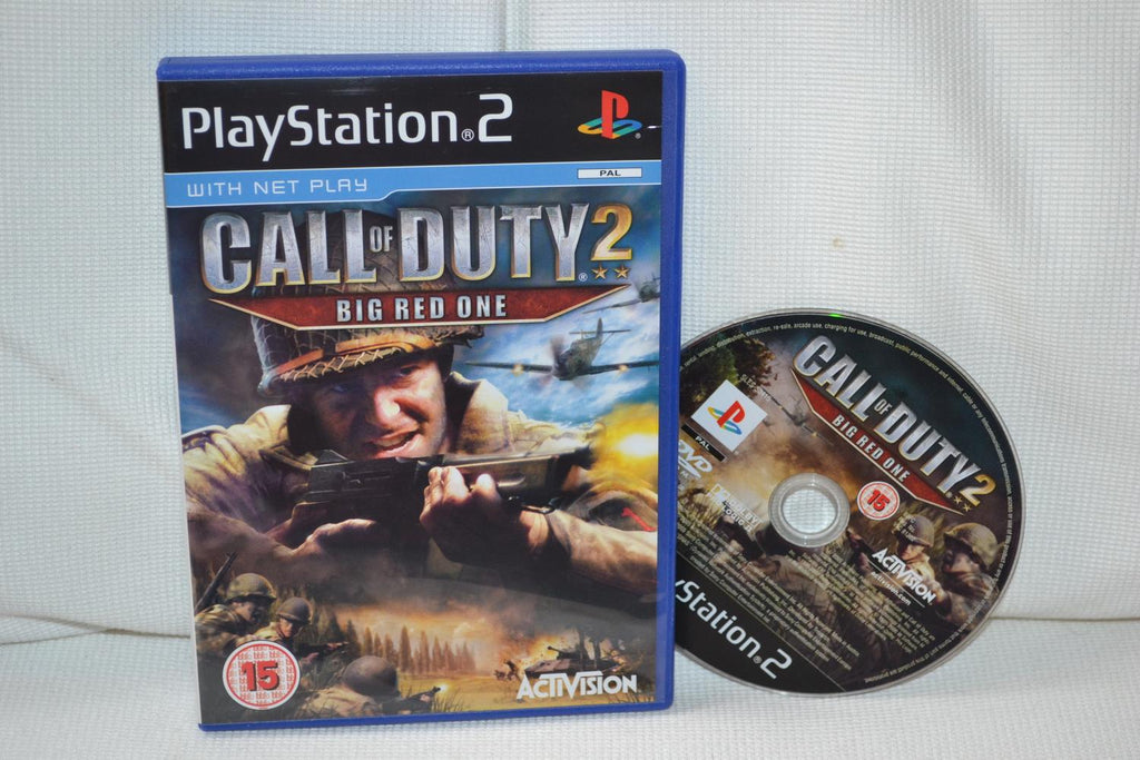 Call of Duty 2 Big Red One PS2 Playstation 2 (Utan Manual) Fint Skick