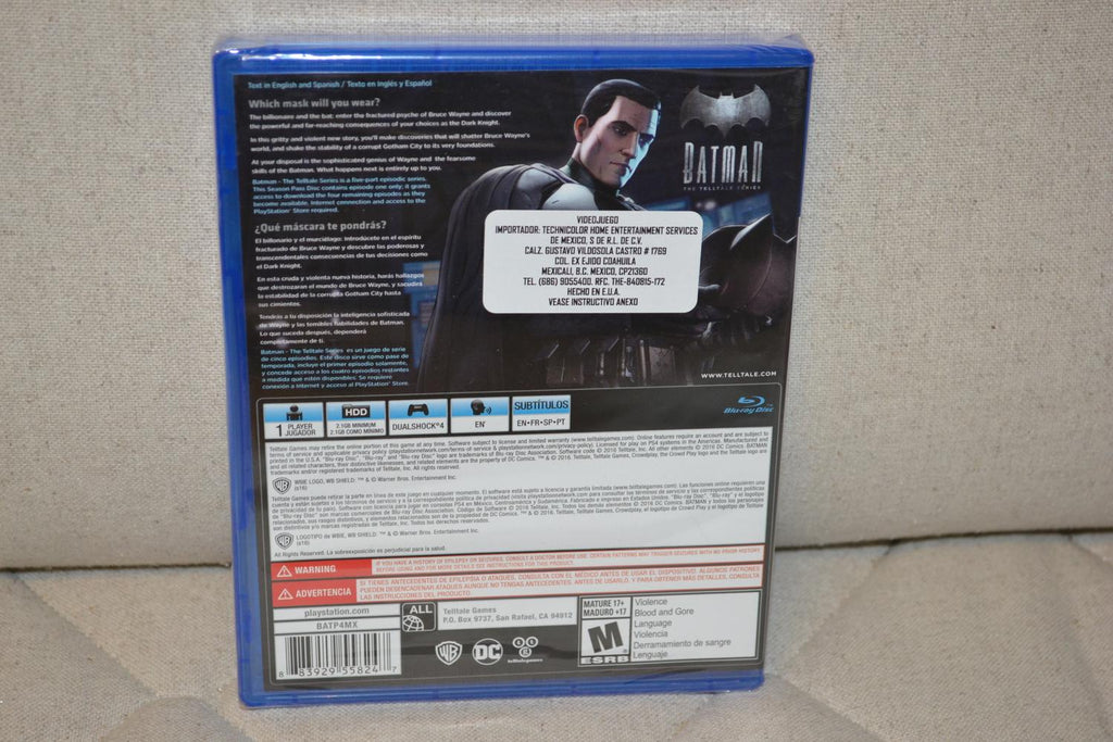 Batman The Telltale Series NTSC PS4 Playstation 4 Ny Inplastad