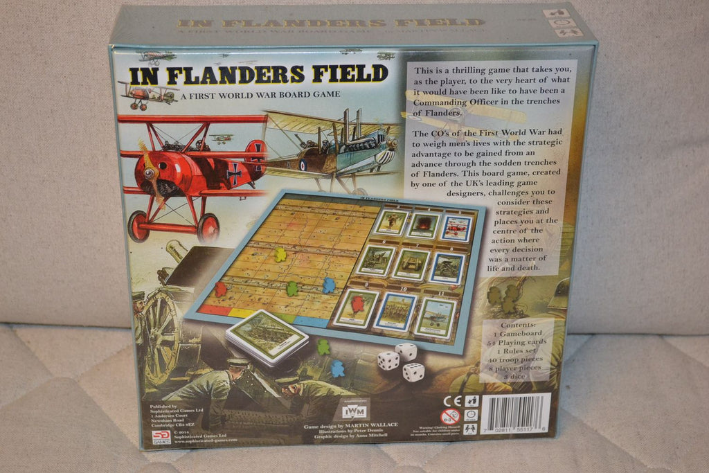 In Flanders Field Brädspel Martin Wallace WW1 Första Världskriget Ny