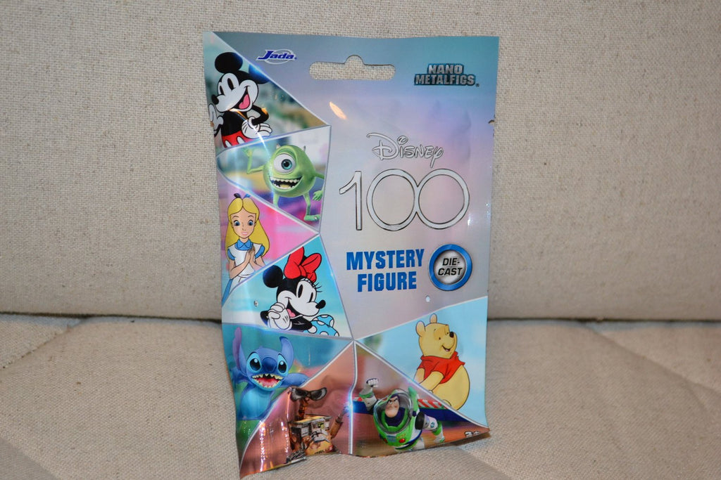Slumpmässig Mystery Figur Disney Nano Metall Jada 3-5cm (100år) Ny