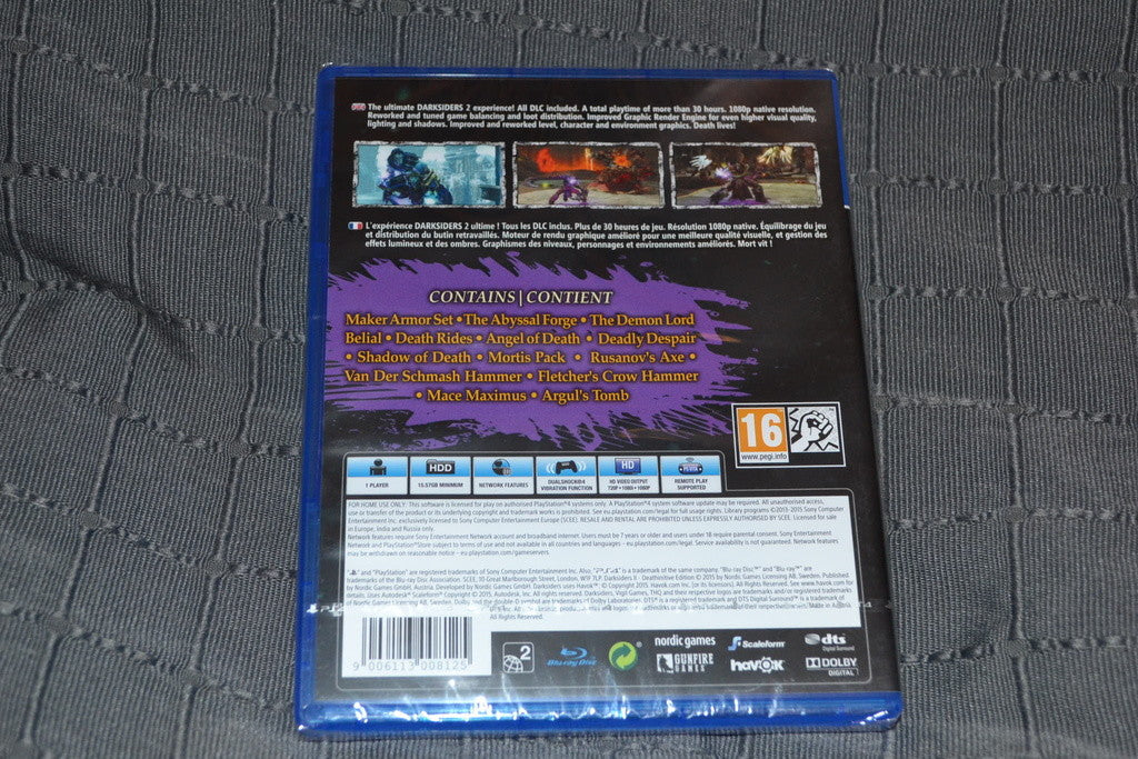 Darksiders II 2 Deathinitive Edition PS4 Ny Inplastad Playstation 4 Ny