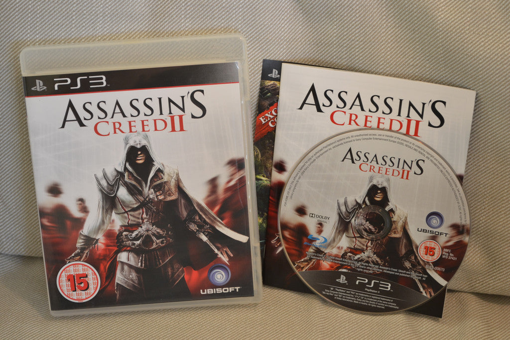 Assassin's Creed II 2 PS3 Playstation 3 Komplett Assassins Fint Skick