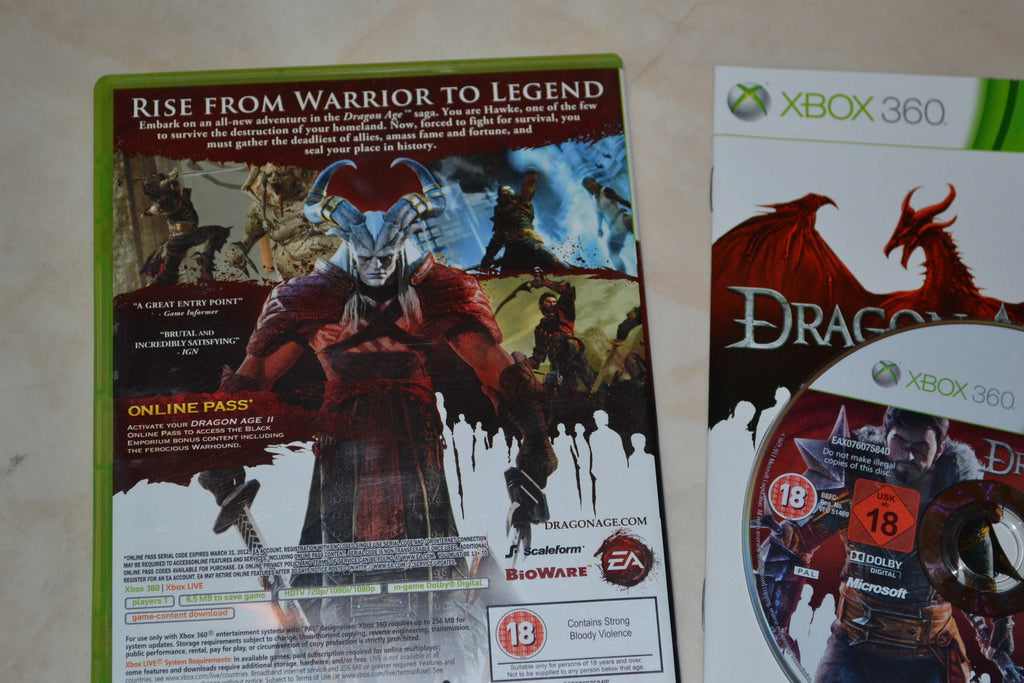 Dragon Age 2 II Xbox 360 Komplett Fint Skick
