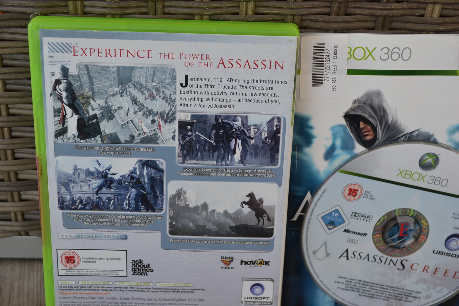 Assassin's Creed Xbox 360 Komplett (Assassins) Fint Skick