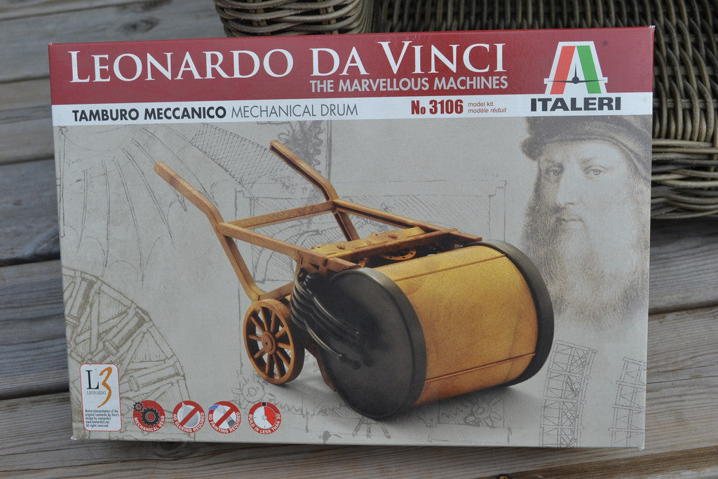 Leonardo Da Vinci: Mechanical Drum Trumma Italieri (Plastbyg