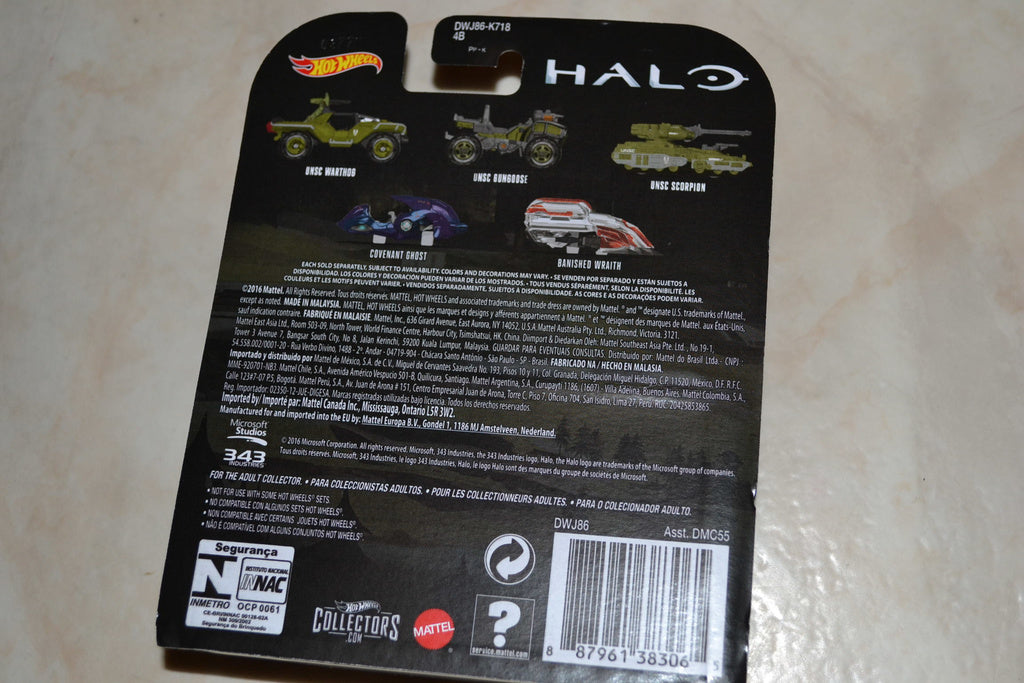 Banished Wraith fr. HALO Wars 2 ca 1:64 Hot Wheels Presentbo