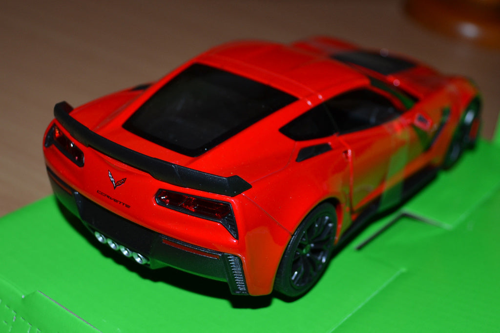 Chevrolet Corvette Z06 2017 Röd 1:24 Welly Ny