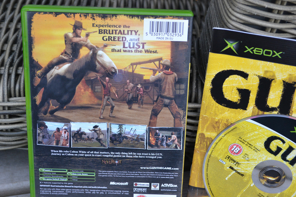 GUN XBOX Komplett Fint Skick