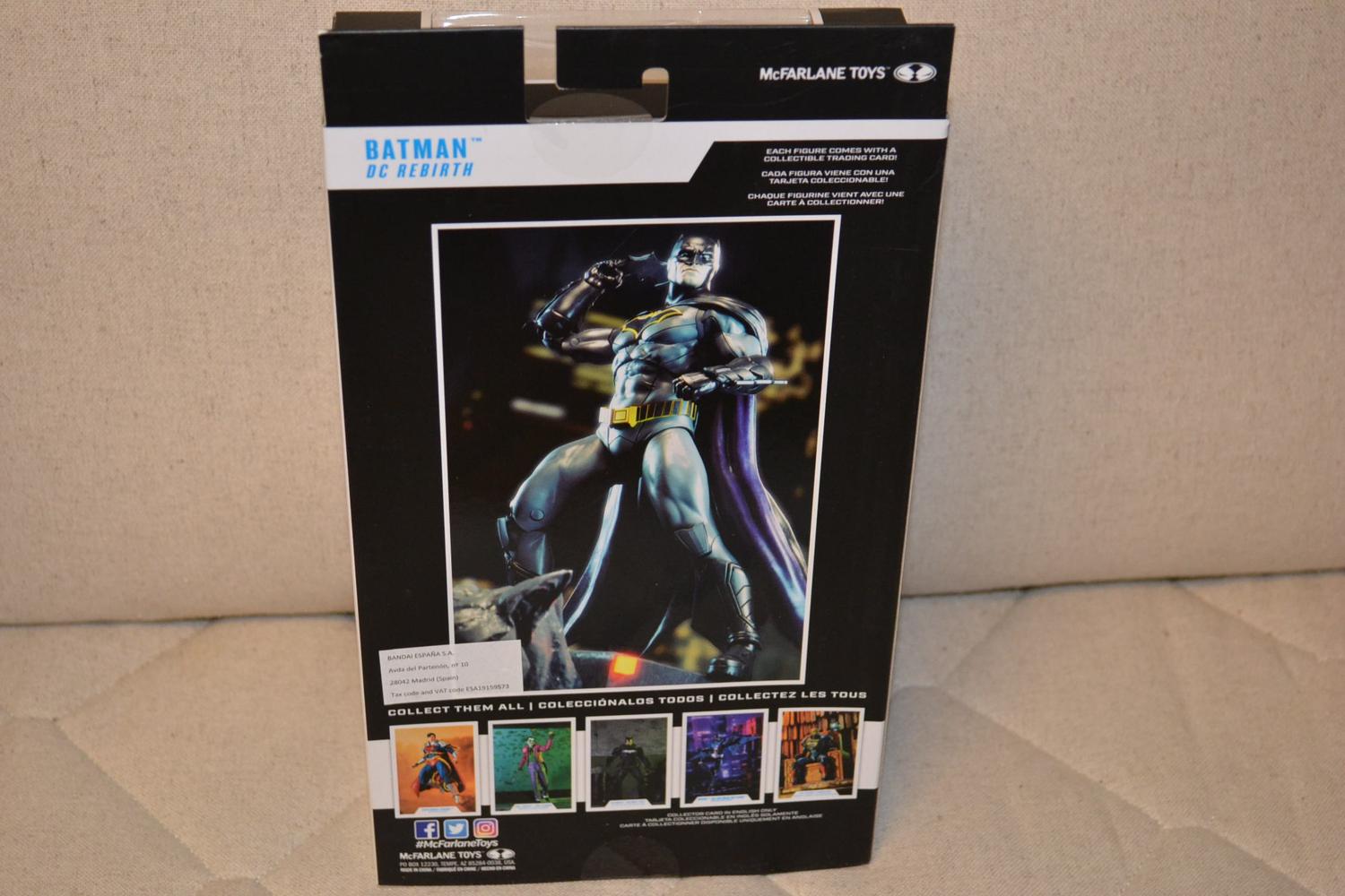 DC Comics Multiverse Batman Rebirth Figur 18cm McFarlane Toys Ny