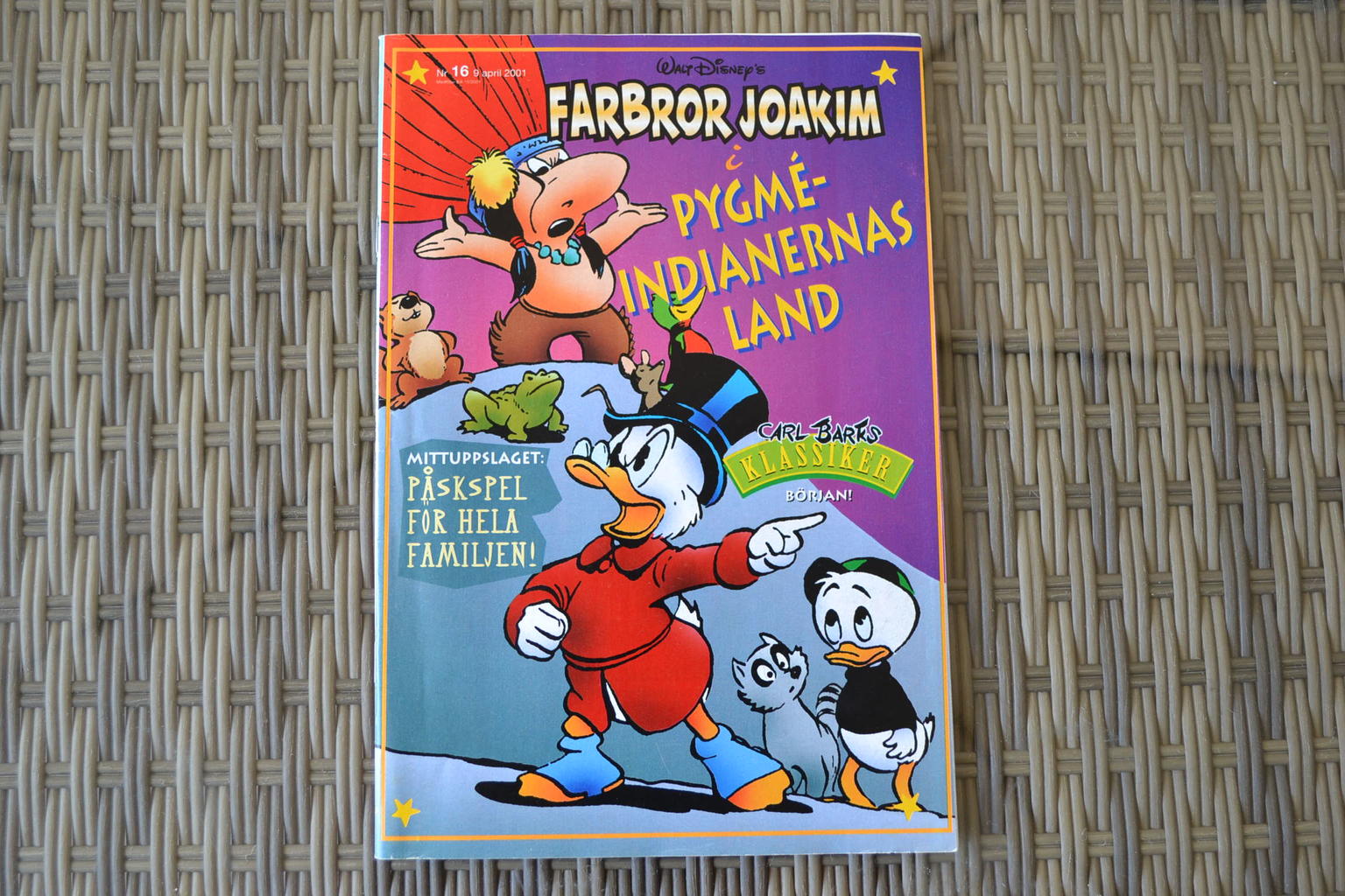 Joakim Pygme-Indiarnernas Land & Kampen om Skogarna (Carl Barks) Ok Skick