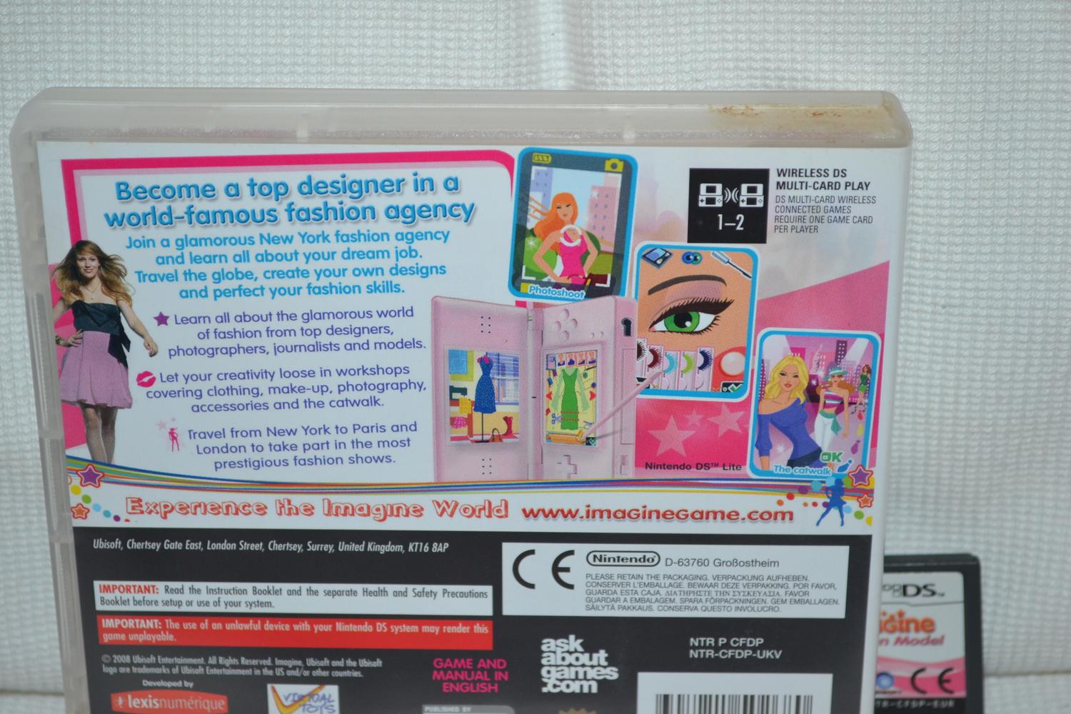 Imagine Fashion Designer NDS Nintendo DS (Utan Manual) Fint Skick