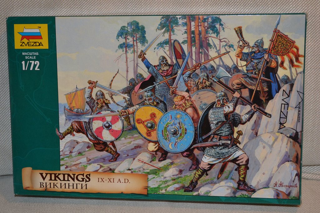 Vikingar / Vikings 1:72 Zvezda (ZV8046) 41st Figurer Plastso