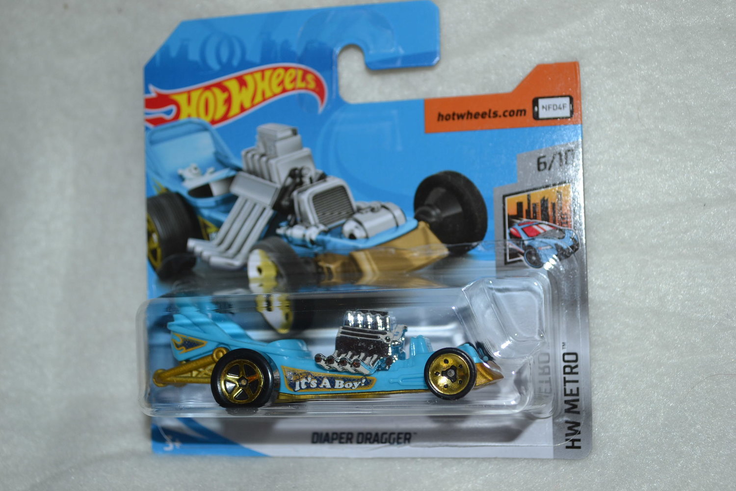 Diaper Dragger Blå 1:64 Hot Wheels (2020) HW 6-8cm Ny