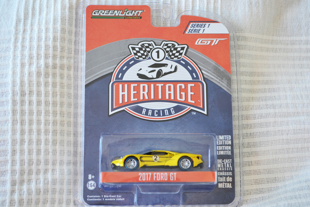 2017 Ford GT Gul Nr 2 1:64 Greenlight (Ford GT Heritage Seri
