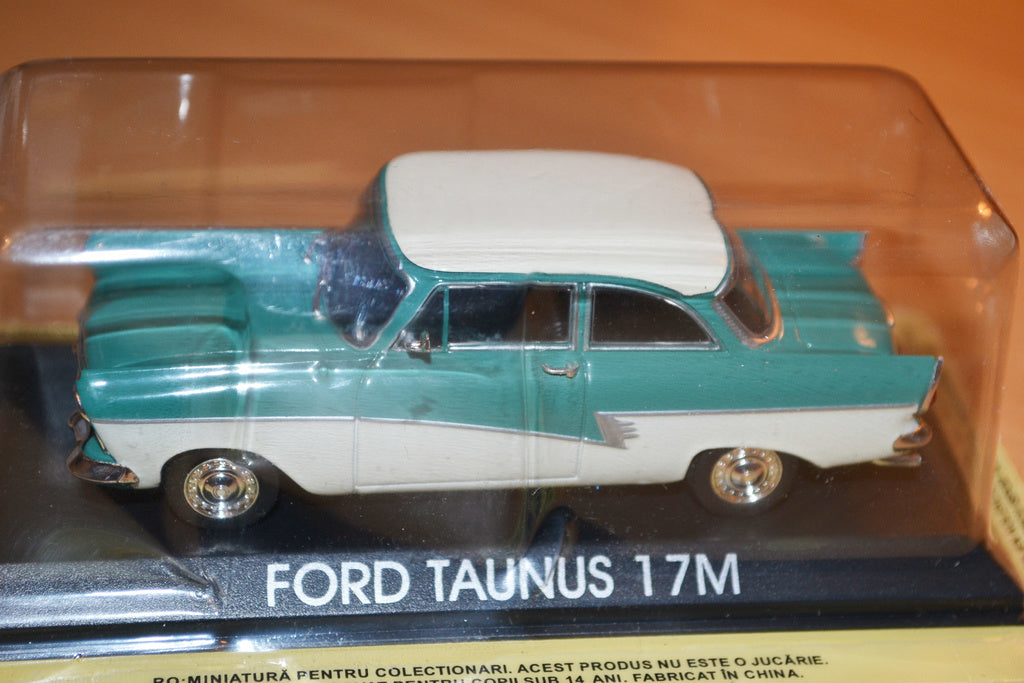 Ford Taunus 17M Grön/Vit 1:43 DeAgostini Ny