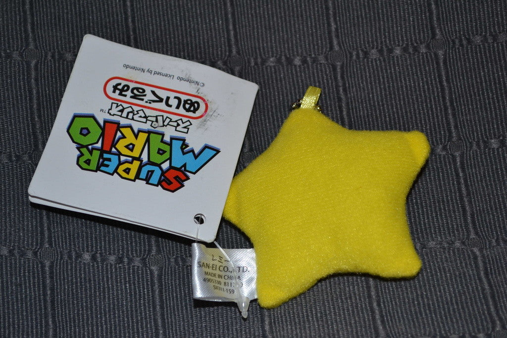 Stjärna Mini Plushie Nyckelring Mjukis Nintendo Ny Se Hit!