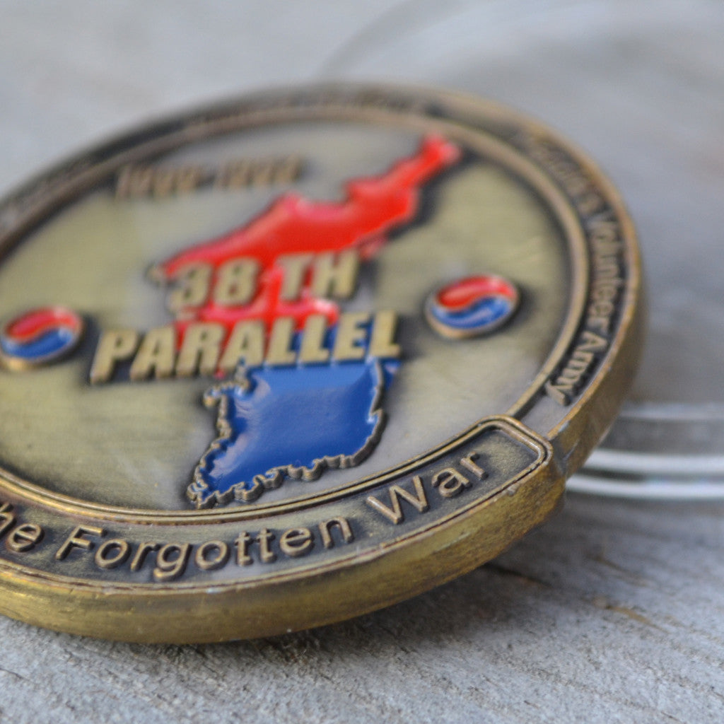 The Korean War 1950-53 F-86 USA Saint George Mynt Brons m. F