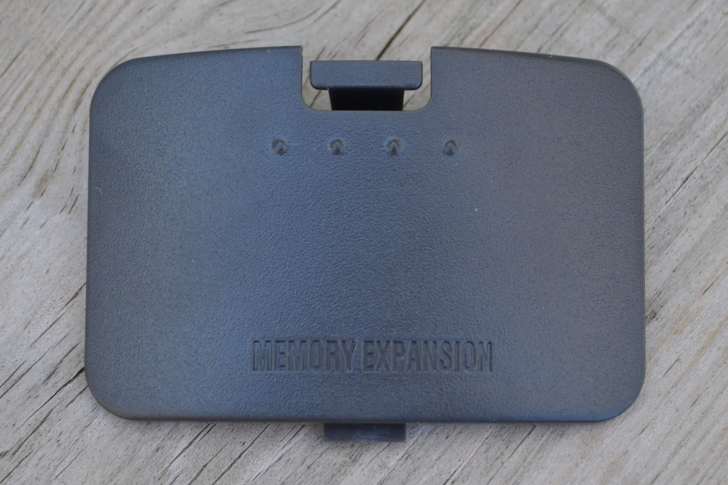 Nintendo 64 Lucka Expansion Slot Täckare Svart/Mörkgrå (Standardfärg) N64 Ny