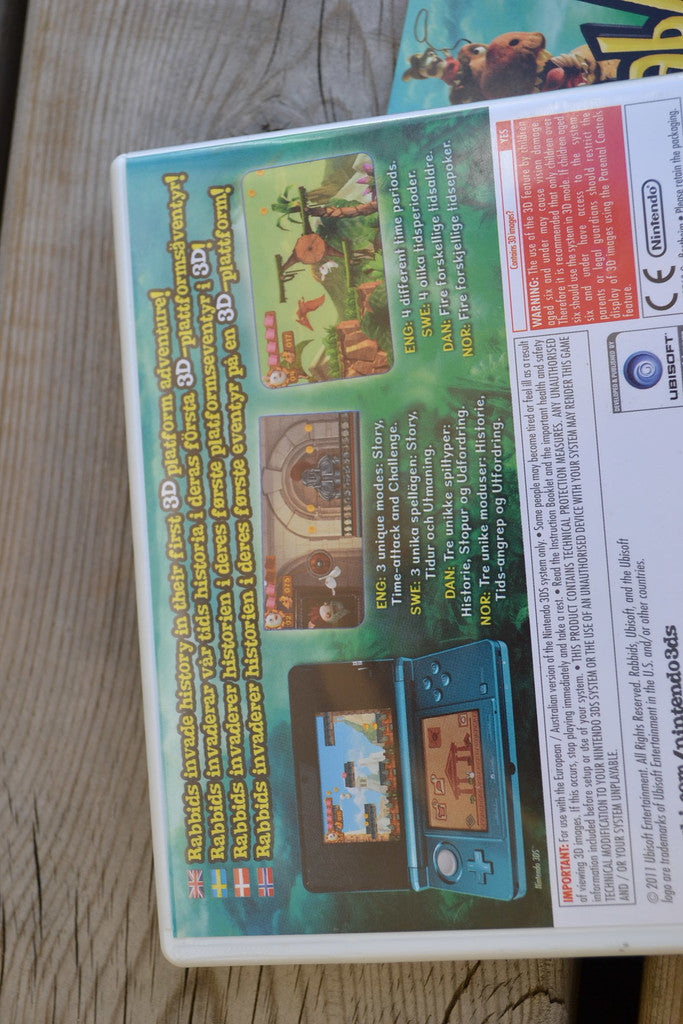 Rabbids 3D Nintendo 3DS Komplett ENG Fint Skick