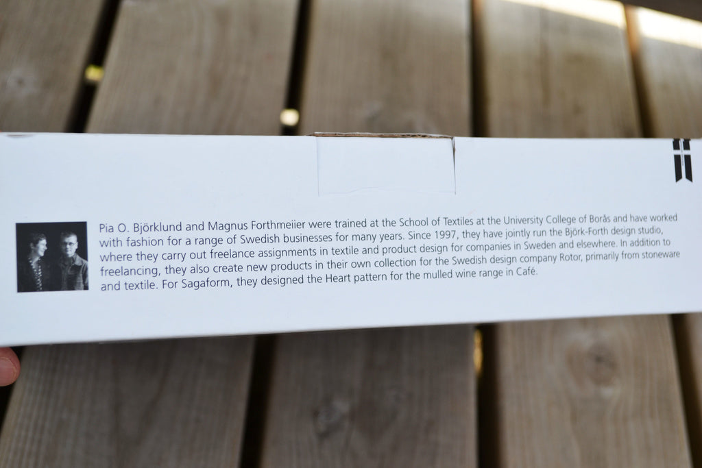 Äpple Skål Sagaform Vit/Röd Servering Inredning Ny