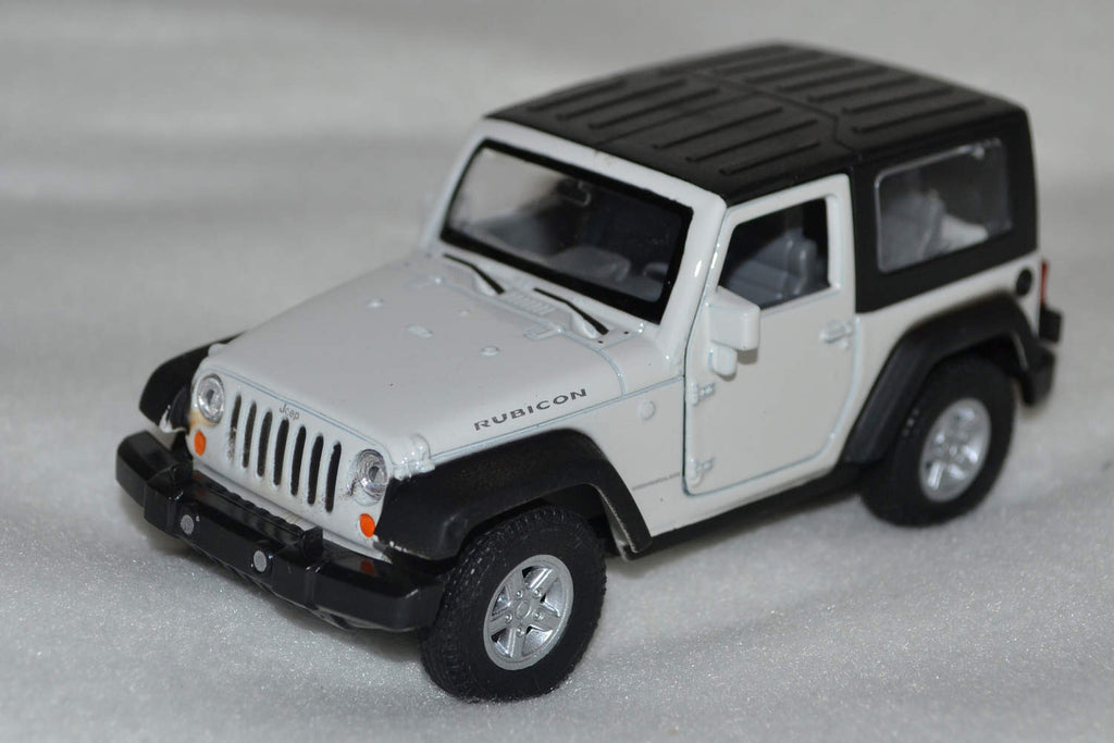 Jeep Wrangler Rubicon Vit 1:34, 1:39 Welly Nex Pullback Ny