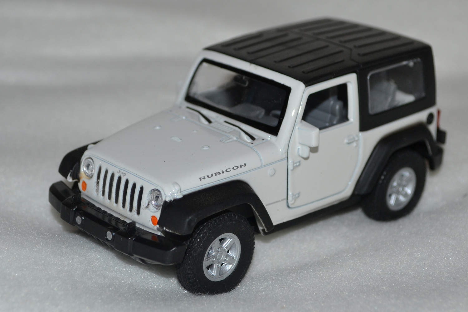 Jeep Wrangler Rubicon Vit 1:34, 1:39 Welly Nex Pullback Ny
