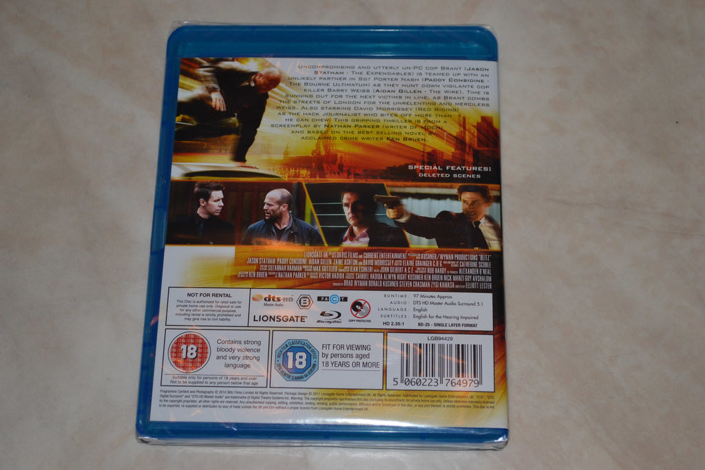 Blitz (2011) Film Bluray Nyskick