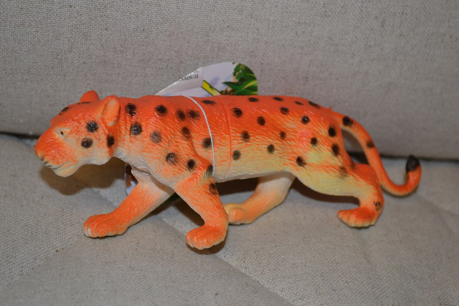 Panter 16cm Djur Mjuk Plast Ny