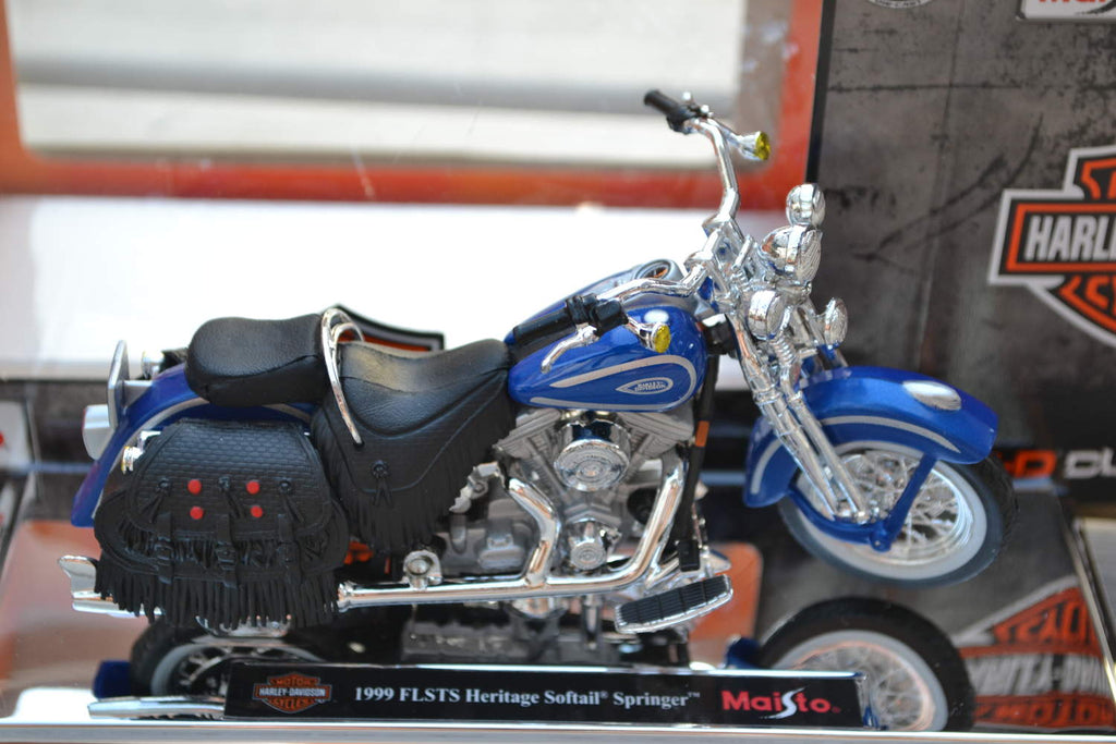 1999 FLSTS Heritage Softail Springer Harley Davidson 1:18 Maisto (Series 35) Ny