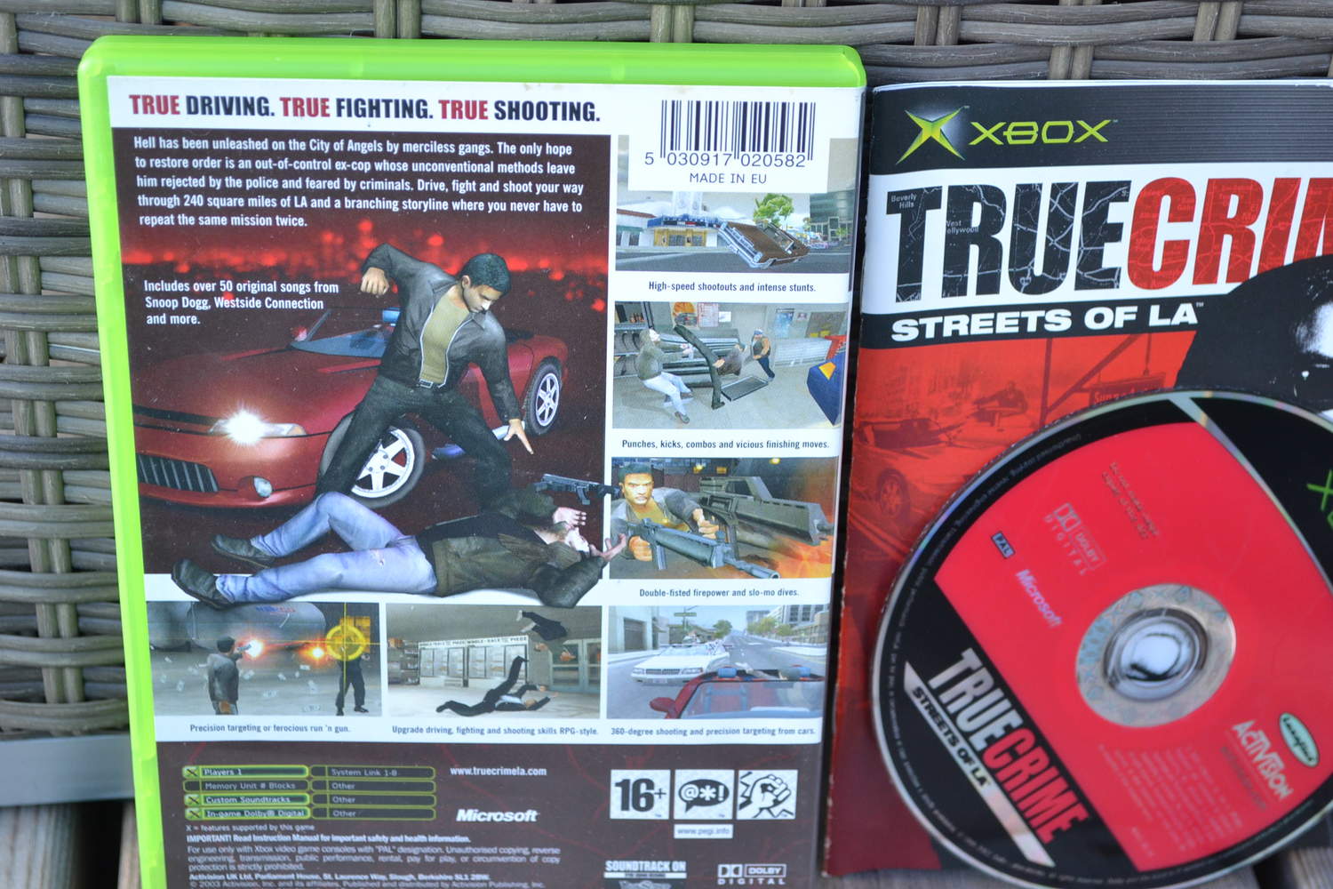 True Crime: Streets of LA XBOX Komplett Fint Skick