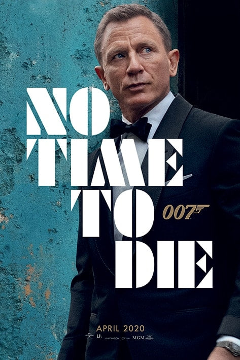 James Bond No Time To Die Maxi Poster Affisch 61*91,5cm Ny
