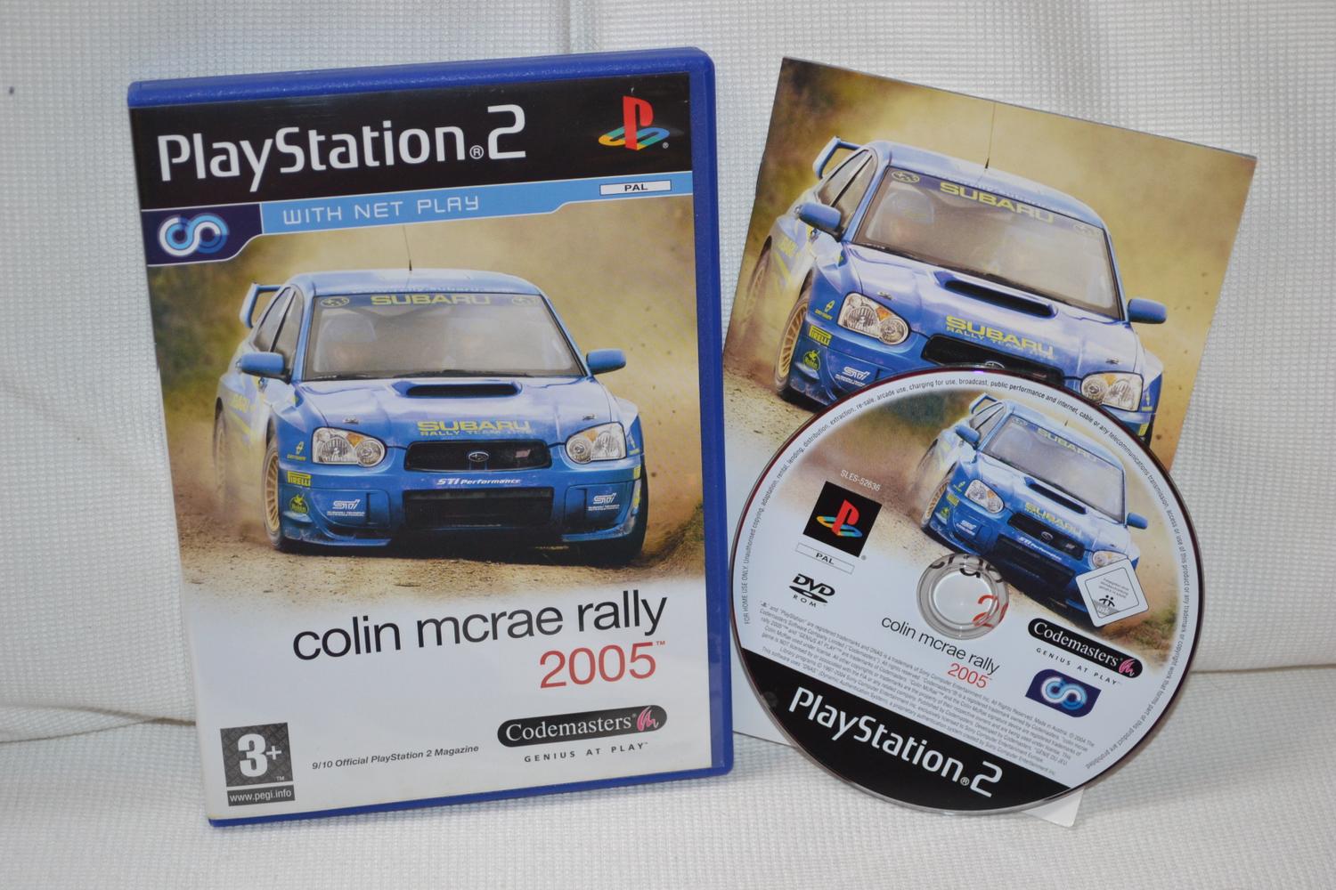 Colin McRae Rally 2005 PS2 Playstation 2 Komplett Fint Skick