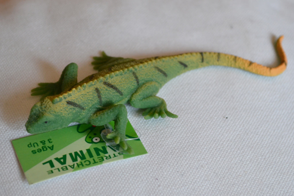 Iguana m. Stretch (Verklighetstrogen) Gummi Ny
