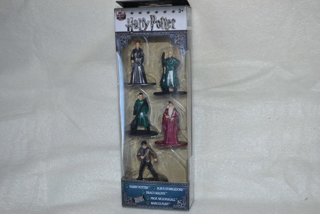 5st Figurer Harry Potter Jada (Metall Nano) 4,5cm J.K.Rowling Ny