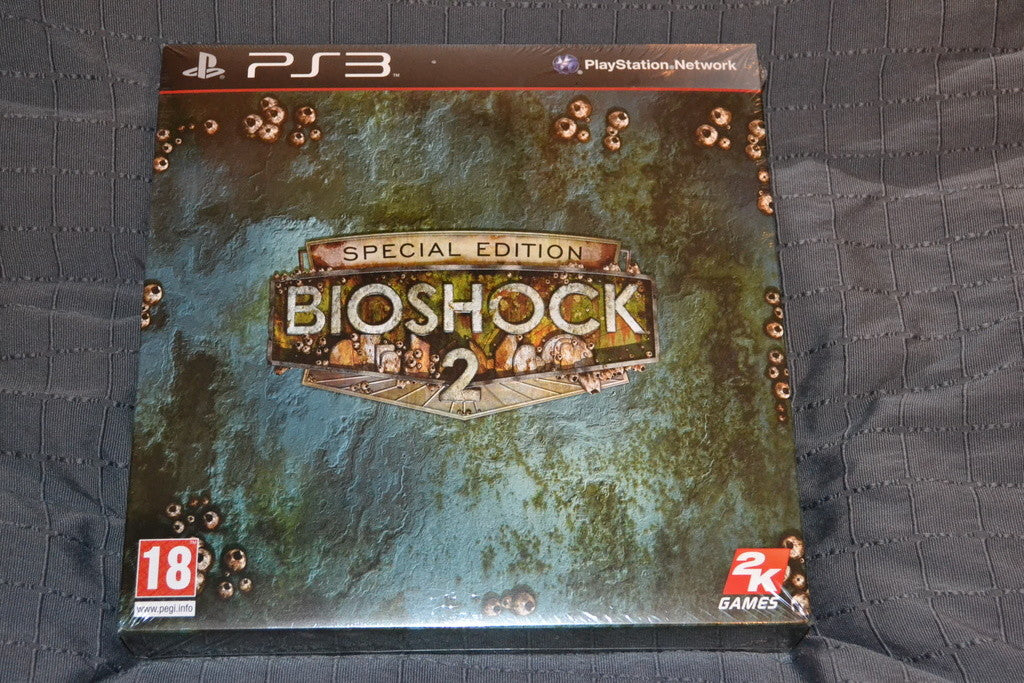 Bioshock 2 Special Edition PS3 Ny Inplastad Ovanlig Samlarob