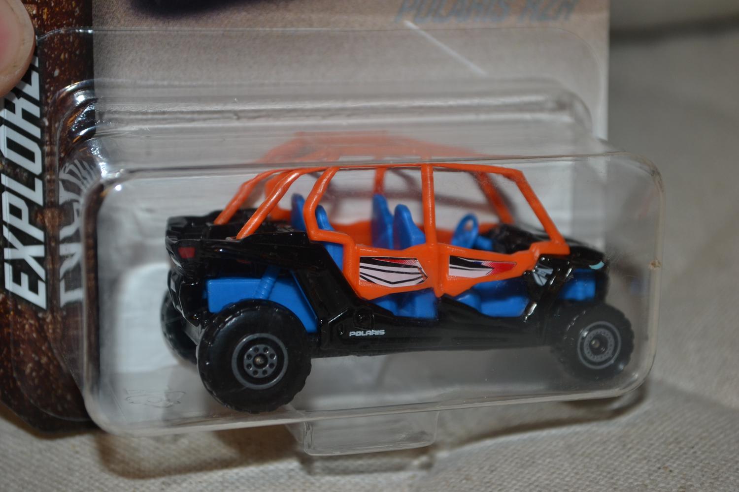 Polaris RZR Orange/Blå 1:64 Majorette 7cm Ny