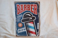 Barbershop Frisör m. Klassiska Skylten Plåtskylt (20*30cm) Skylt Ny