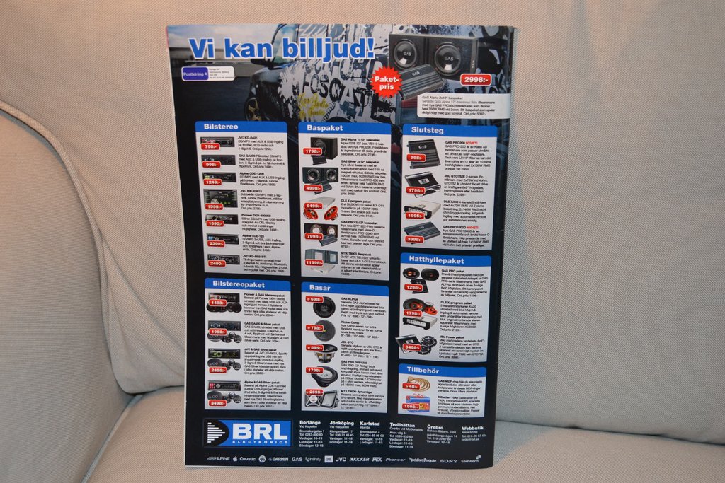 V8-Mini, Renault Megane RS, Svets-skolan (Bilsport nr 25 2011) OK Skick