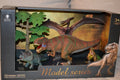 Stort Set 4st Dinosaurier & Växt Tyrannosaurus Rex #2 Animal Universe 22cm Ny