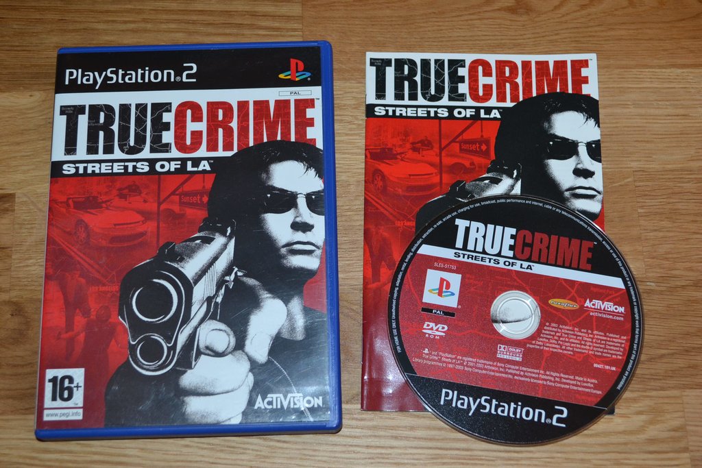 True Crime Streets of LA PS2 Playstation 2 Komplett Fint Skick