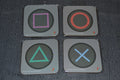 4st Playstation Coasters Dryckesunderlägg Coaster 9cm Ny