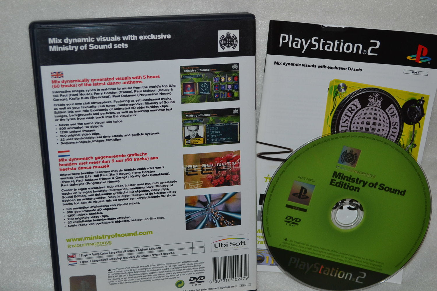 Modern Groove: Ministry of Sound PS2 Playstation 2 Komplett Fint Skick